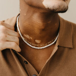 Collier double Charly (unisexe)